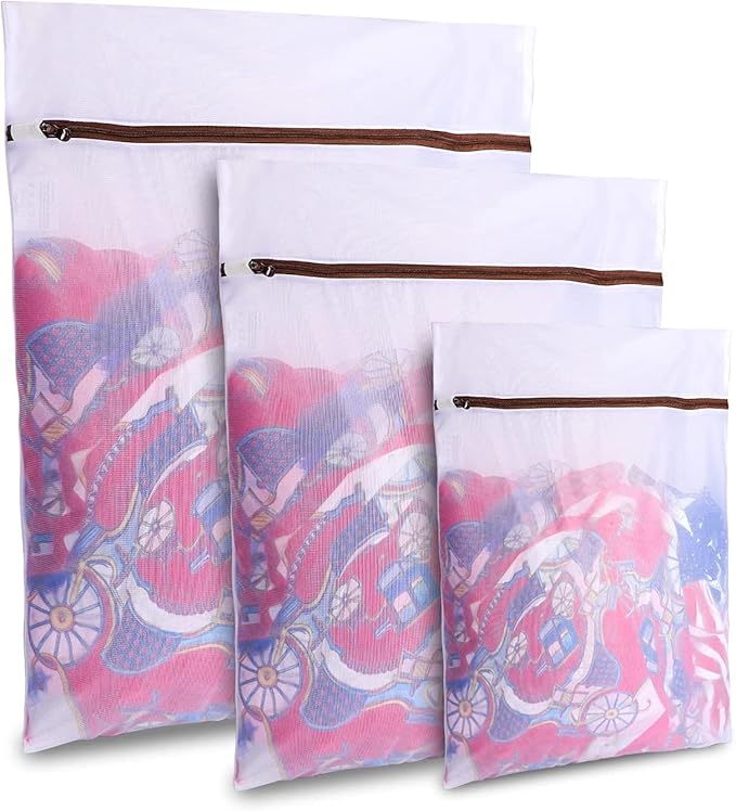 GOGOODA 3 PCS Laundry Mesh Bags Delicates Wash